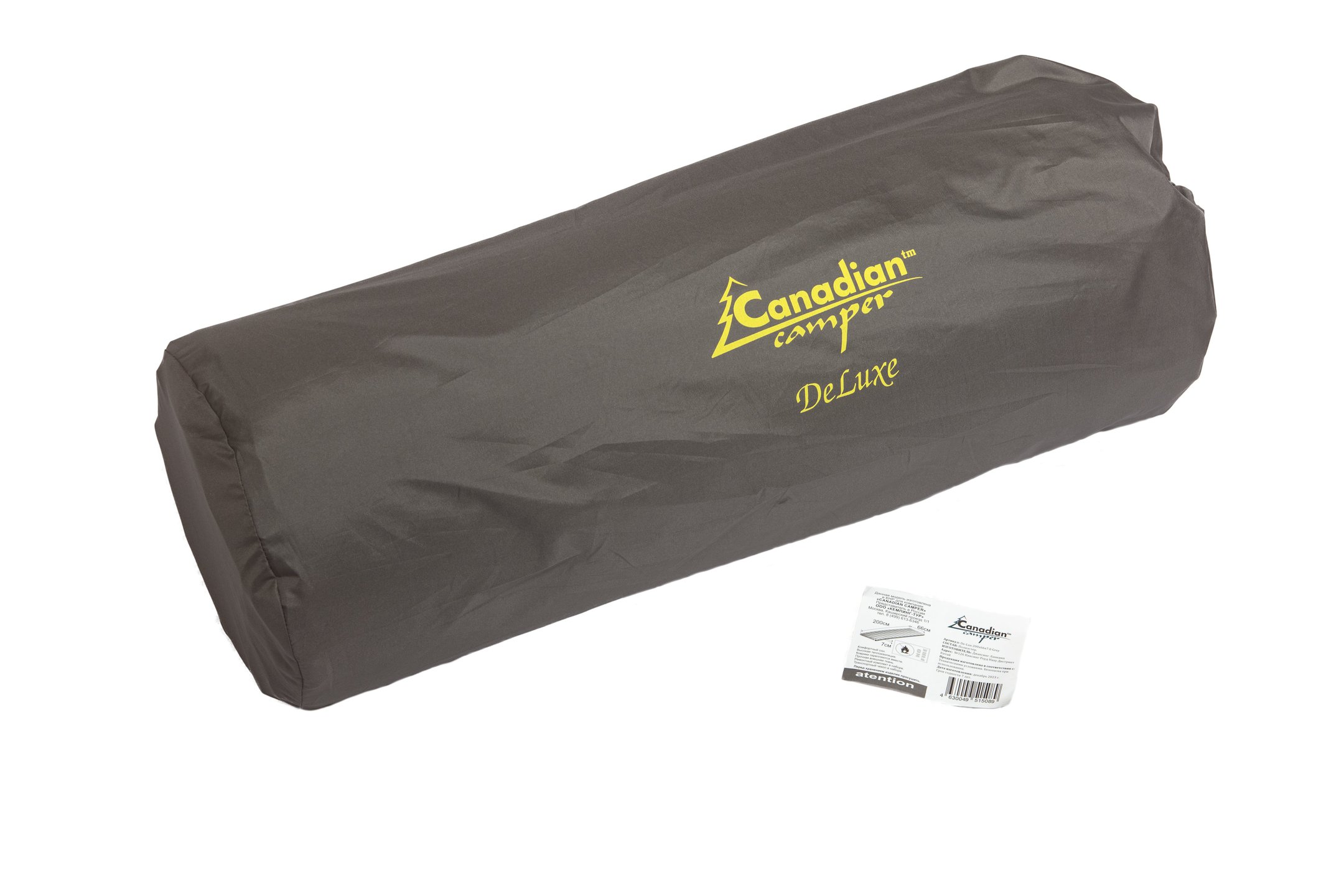 Коврик самонадувающийся De-Lux 200*66*77 серый